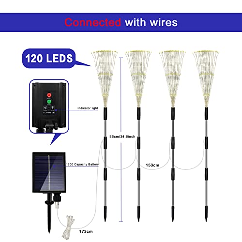 Outdoor Solar Garden Lights (4 Count)