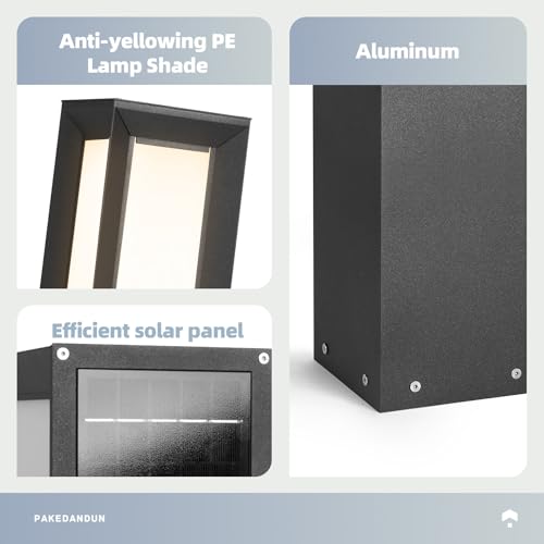 31.5" Outdoor Solar Lanterns Waterproof IP65