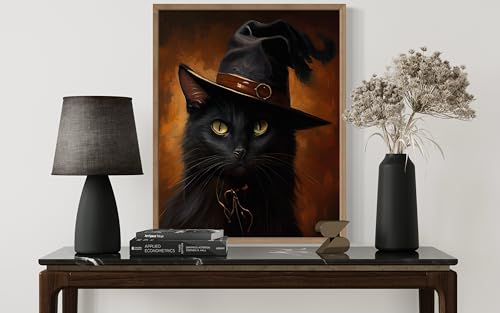 Witch Cat Poster Art Print