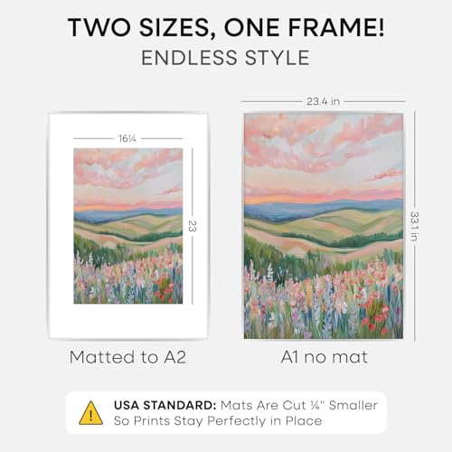 A1 Silver Poster Frame (2 Count)
