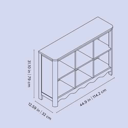 Casablanca 6 Cube Organizer Bookcase