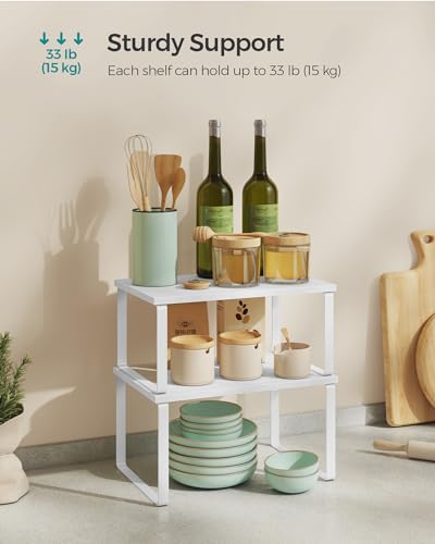 Cabinet Organizer Shelf (4 Count)