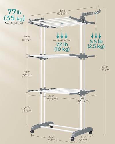 4 Tier Clothes Drying Rack