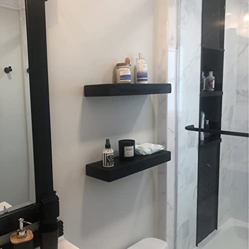 Joel’s Antiques 24 Inch Wooden Floating Shelves for Wall