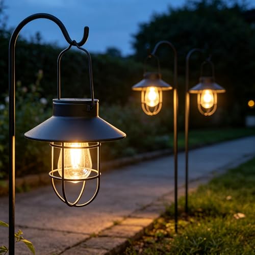 Solar Lantern 2pack Outdoor Hanging Light (2 Count)