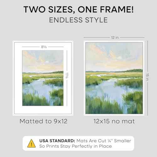 12x15 White Picture Frame