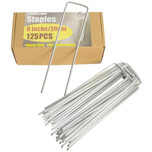 8 Inch Landscape Staples (125 Count)