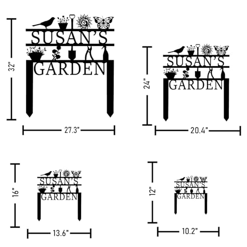 Personalized Garden Sign
