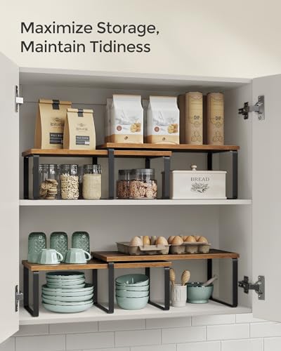 Cabinet Organizer Shelf (4 Count)