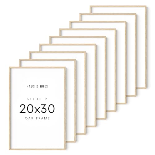 Beige Oak Wood 20x30 Picture Frame