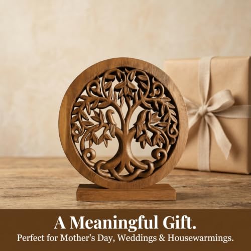 Solid Wood Tree Sculpture