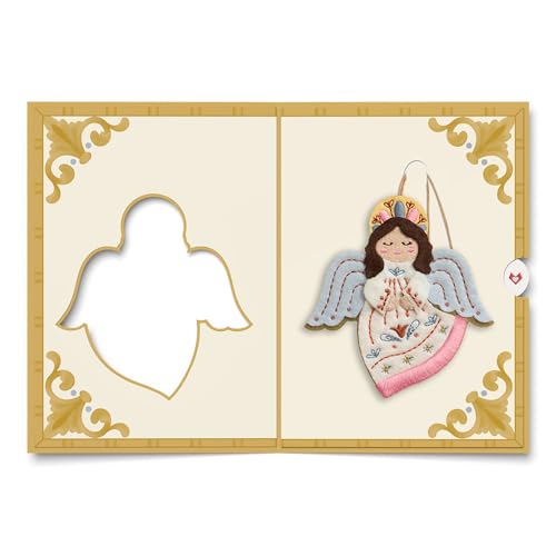 Christmas Handmade Heavenly Angel HeartFelt Charm Card