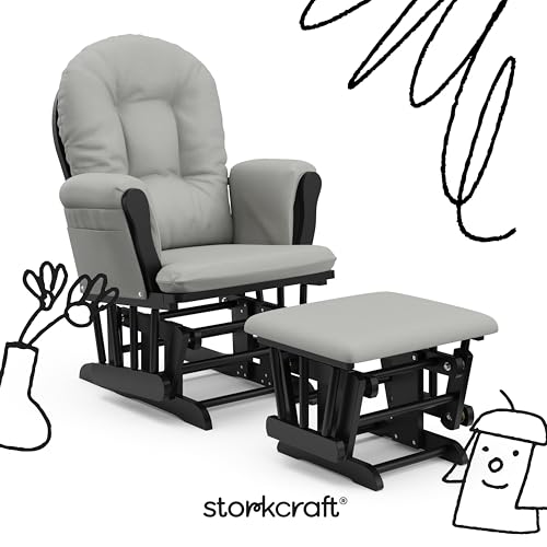 Premium Hoop Glider & Ottoman