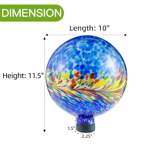10 Inch Glass Gazing Ball