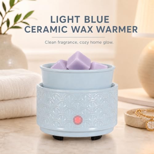 Blue Ceramic Wax Melt Warmer 3