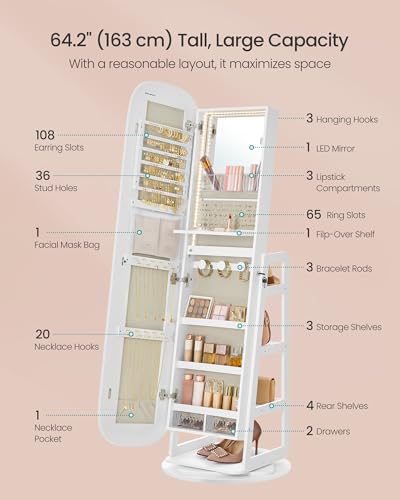 LED Jewelry Cabinet