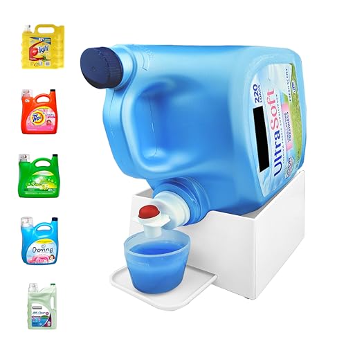 Liquid Laundry Detergent Dispenser Holder with Drip Tray