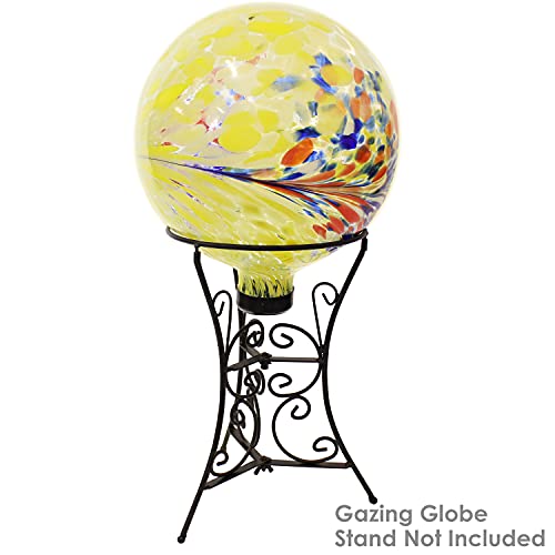 Sunnydaze 10" Glass Gazing Ball for Garden (2 Count)