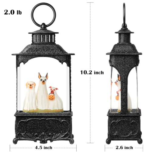 Halloween Snow Globe Lantern Ghost Dog Halloween Decor Indoor