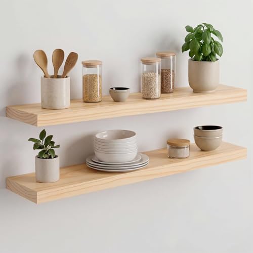 30 Inch Floating Shelves (3 Count)