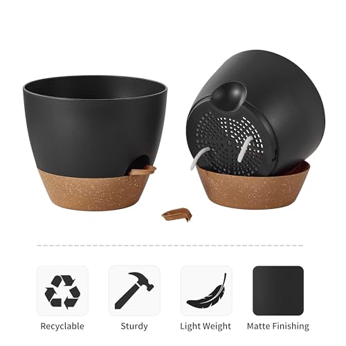 3 Pack Large Planter Pots (3 Count)