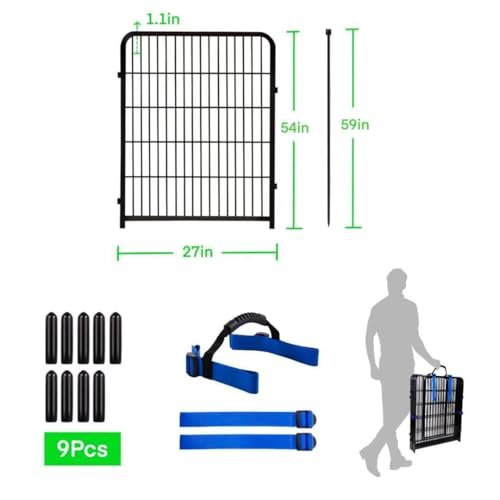 Tall Garden Fence Without Gate (18 Foot)