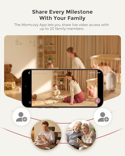 BM04 Smart WiFi Baby Monitor with 2 Cameras
