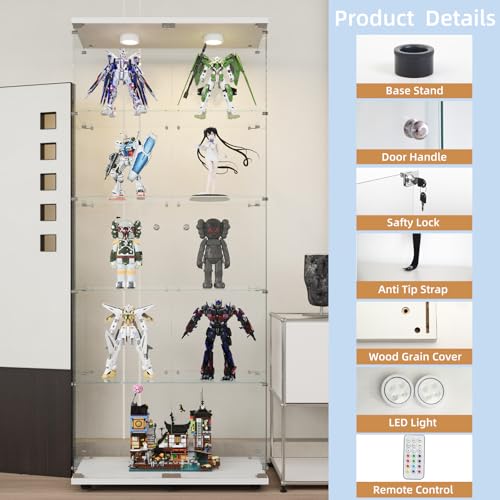 Glass Display Cabinet with LED