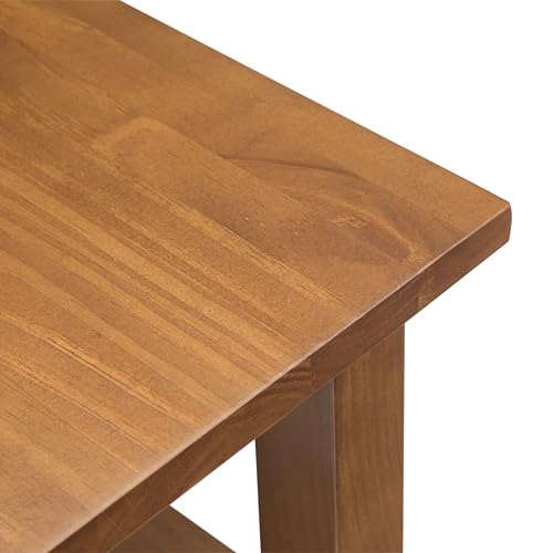 Warm Shaker 20" End Tables in Light Golden Brown