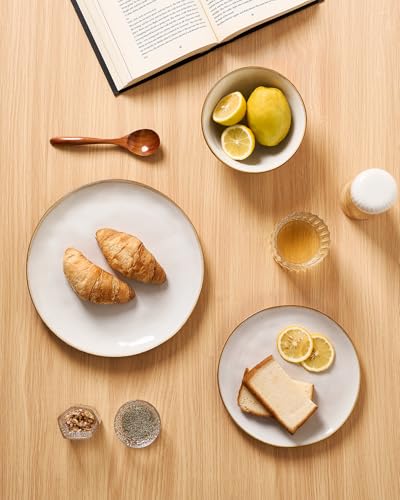 Ocean Round Ceramic Dinnerware Set for 4 (6 Count)