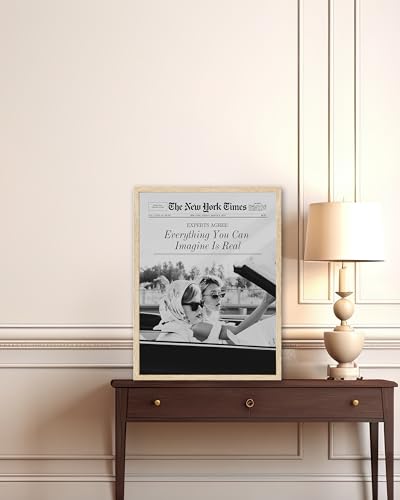 12x16in Everything You Can Imagine Unframed Newspaper Art