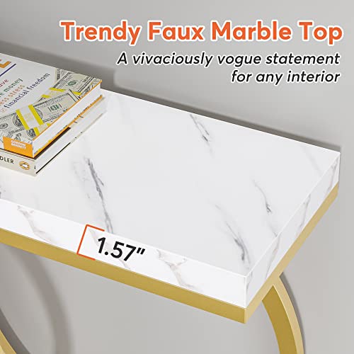 Gold Console Table