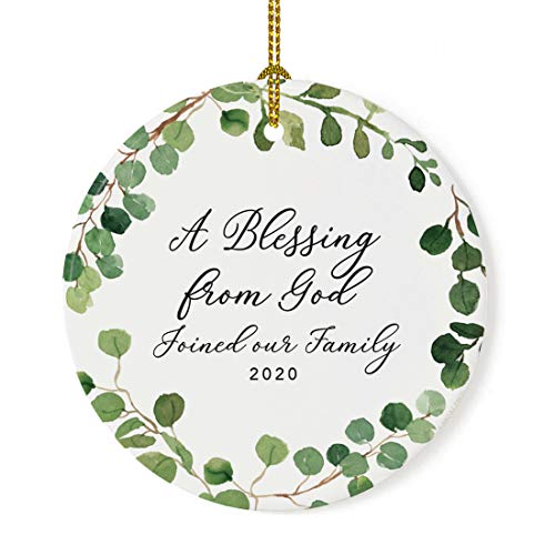 Custom Year Round Ceramic Porcelain Christmas Tree Ornament Keepsake Collectible Gift
