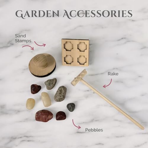 Wooden Zen Garden with Storage Box