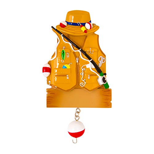 Personalized Gone Fishing Ornament 2026