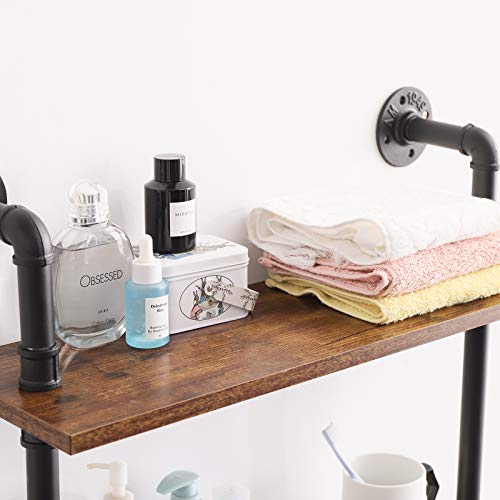 2 Tiers Industrial Pipe Shelves