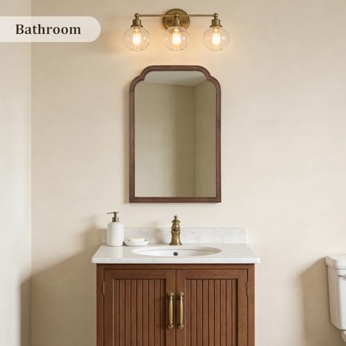 Wood Bathroom Mirrors for Wall Mounted