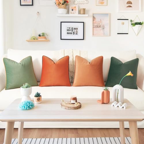 Decorative Throw Pillow Covers Cushion Cases (4 Count)