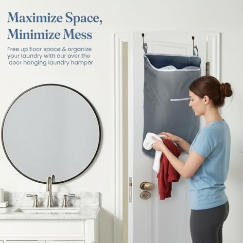TFLC Over the Door Hanging Laundry hamper bag