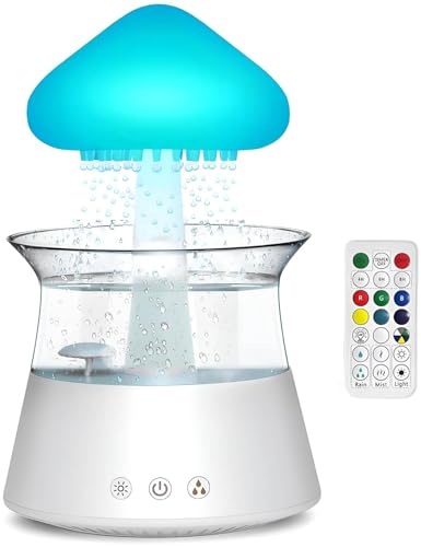 Rain Cloud Mushroom Humidifier Lamp