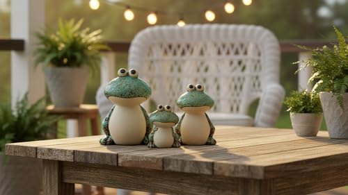 Frog Garden Decor Set of 3 (3 Count)