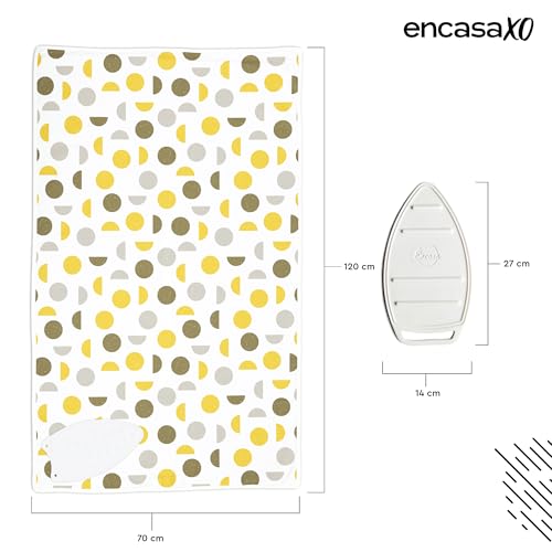 Ironing Mat Heat Resistant Pad 48"x28" Yellow Moon
