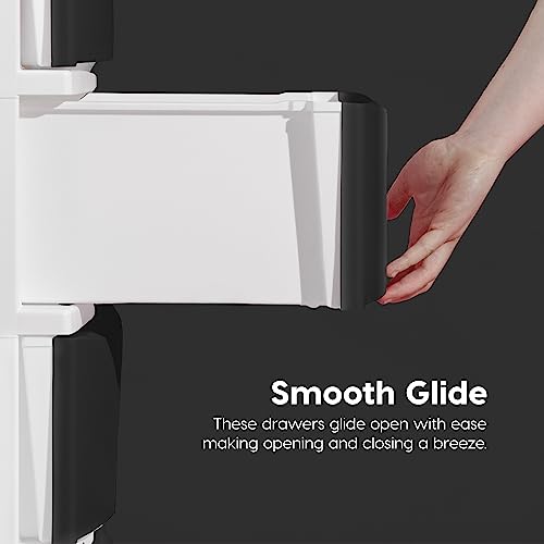 4 Drawer Slim Narrow Storage Organizer
