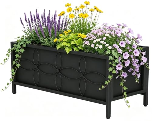 Sturdy Raised Garden Bed with Inner Fabric Liners for Vegetables Flower