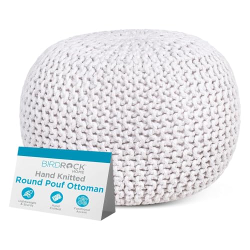 Round Pouf Ottoman Foot Rest