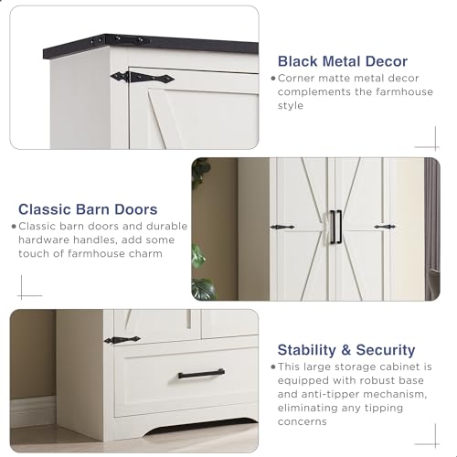 Farmhouse Kitchen Pantry Cabinet