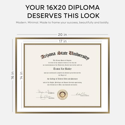 16x20 Bronze Diploma Frame (3 Count)
