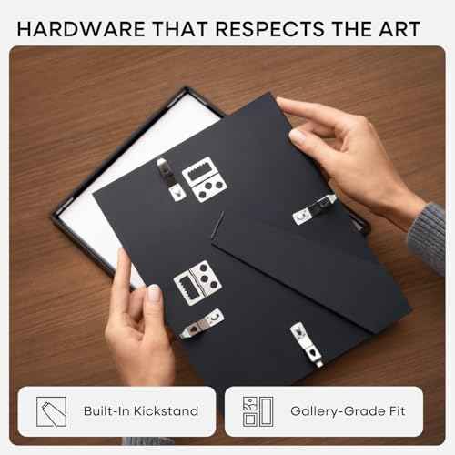 9x11 Black Picture Frame (3 Count)