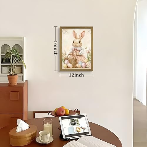 Framed Easter Bunny Wall Art