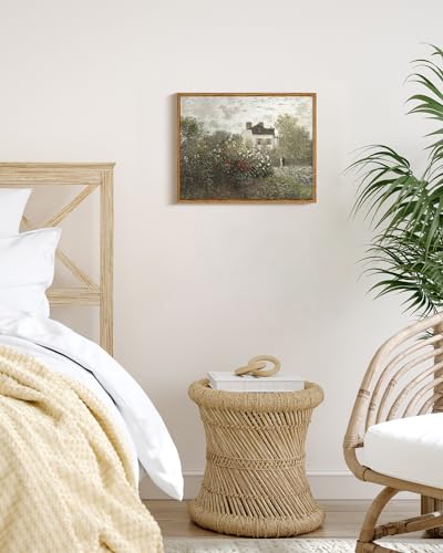 Framed Canvas Wall Art Vintage Decor